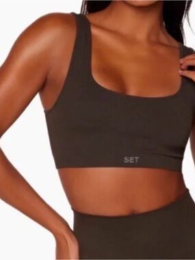 Set Active Size L Sculptflex Sports bra in Espresso